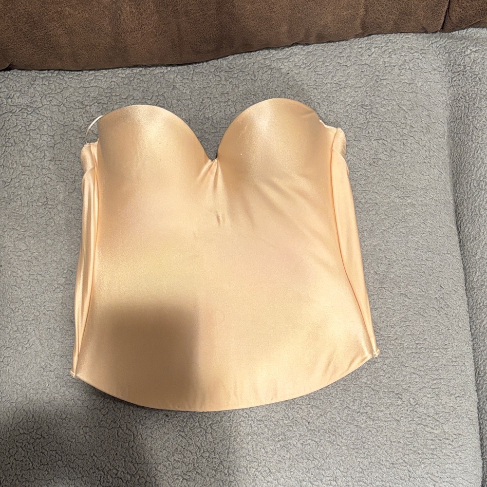 Strapless Cream Bustier